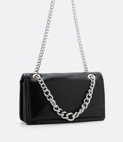 Bolsa Camera Bag Transversal com Alça de Corrente