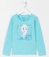 Imagem miniatura do produto Blusa Infantil con Estampado Elsa Frozen - Talle 1 a 14 años Azul 1