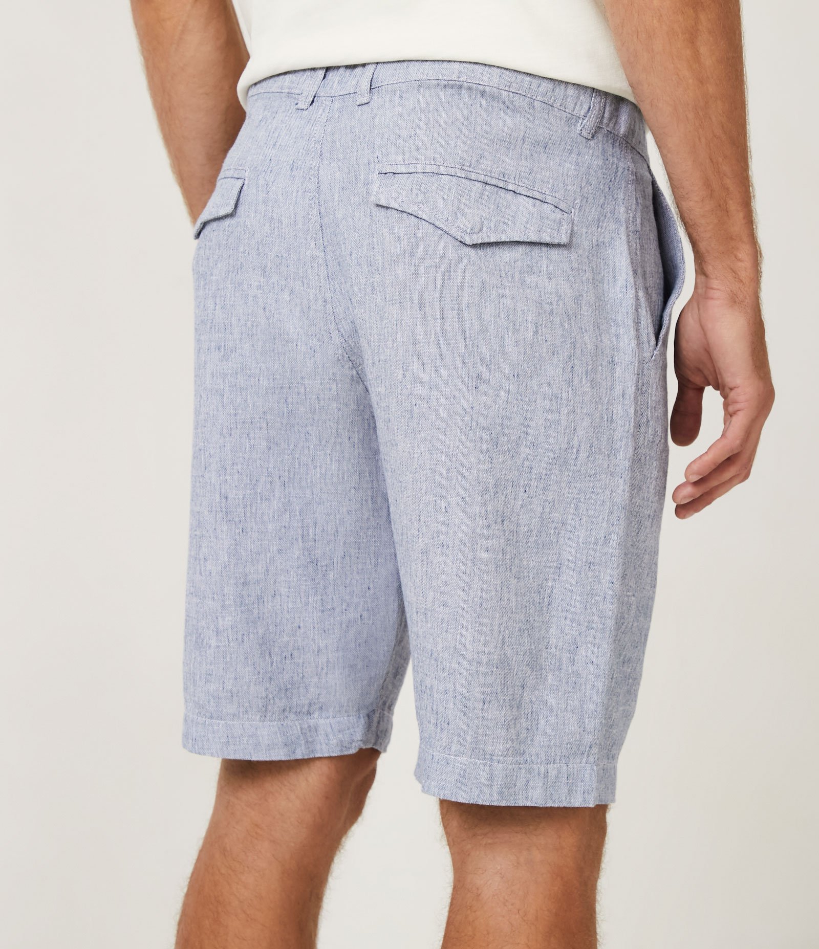 Bermuda Slim Texturizada em Linho com Algodão 2