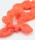 Imagem miniatura do produto Kit 02 Scrunchie Infantil Neón con Agueros Naranja 2