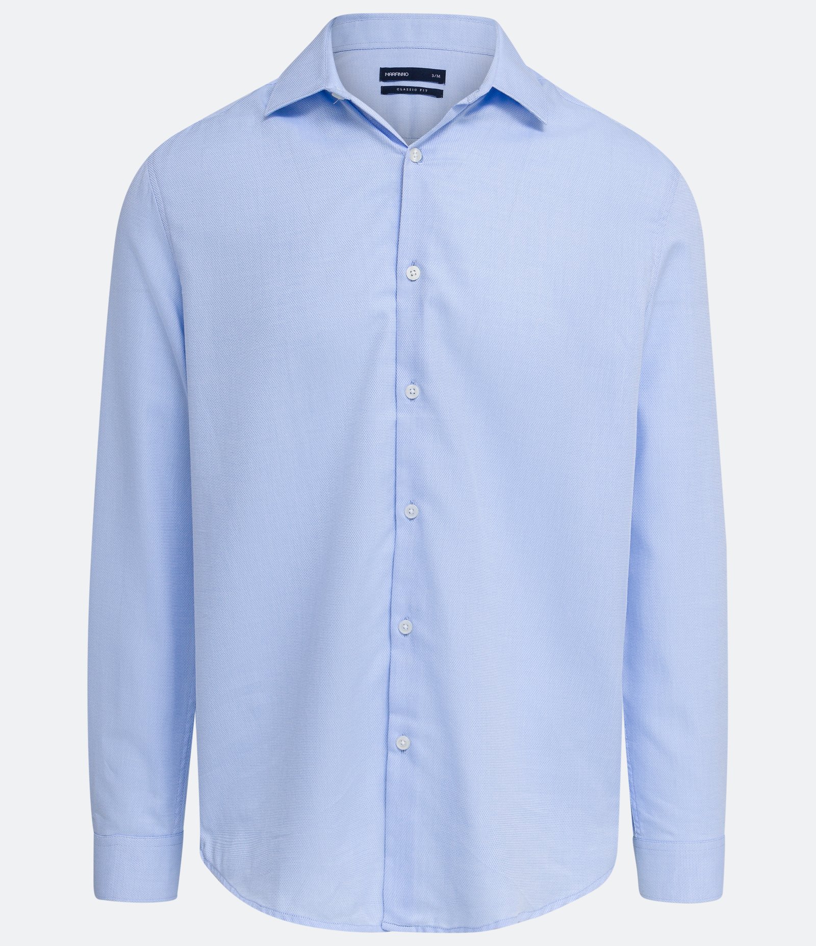 Camisa Social em Algodão com Textura Maquinetada 1