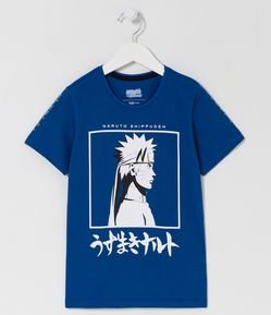 Camiseta Infantil com Estampa do Naruto - Tam 1 a 14 anos