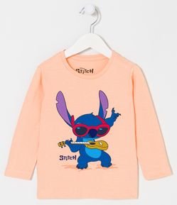 Camiseta Infantil com Estampa Stitch - Tam 1 a 5 anos