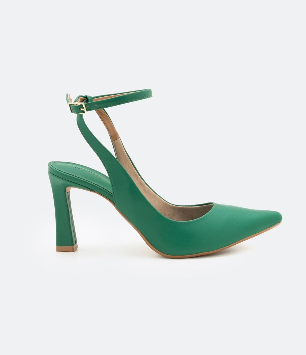 Sapato Scarpin Slingback com Salto 