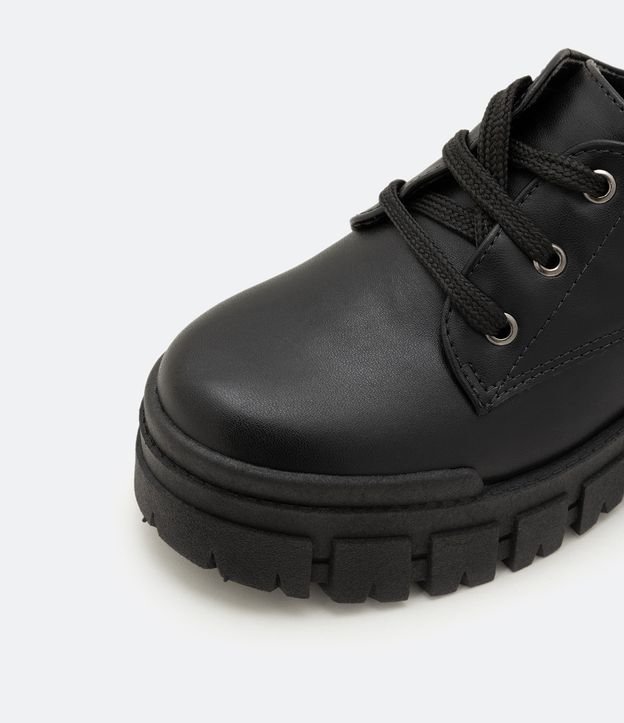 Zapato Ponte Fácil Infantil con Suela Tratorada Negro 3