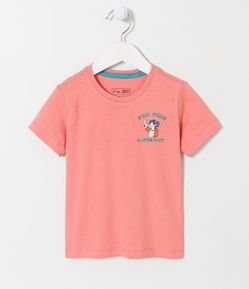 Camiseta Infantil com Estampa Cachorro Skatista - Tam 2 a 5 Anos
