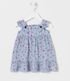 Imagem miniatura do produto Vestido Infantil con Estampado Rayado y Corazones - Talle 0 a 18 meses Azul 3