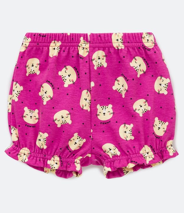 Conjunto Infantil con Estampado de Jaguar - Talle 0 a 18 meses Blanco 6