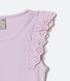 Imagem miniatura do produto Blusa Musculosa Infantil con Volados de Broderie - Talle 5 a 14 años Violeta 3