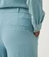 Imagem miniatura do produto Pantalón Wide Leg con Tejido Texturizado y Cierre en Botones Azul 6