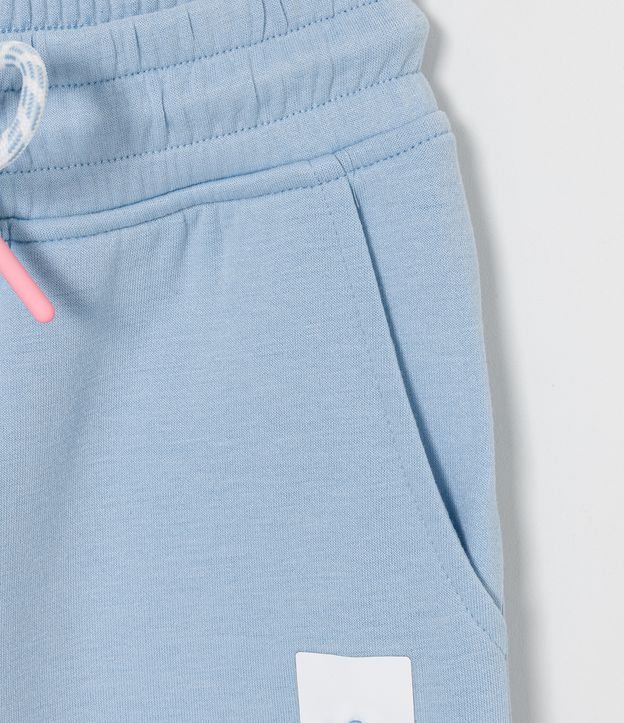 Pantalón Jogger Infantil con Detalles de cremallera - Talle 5 a 14 años Azul 4