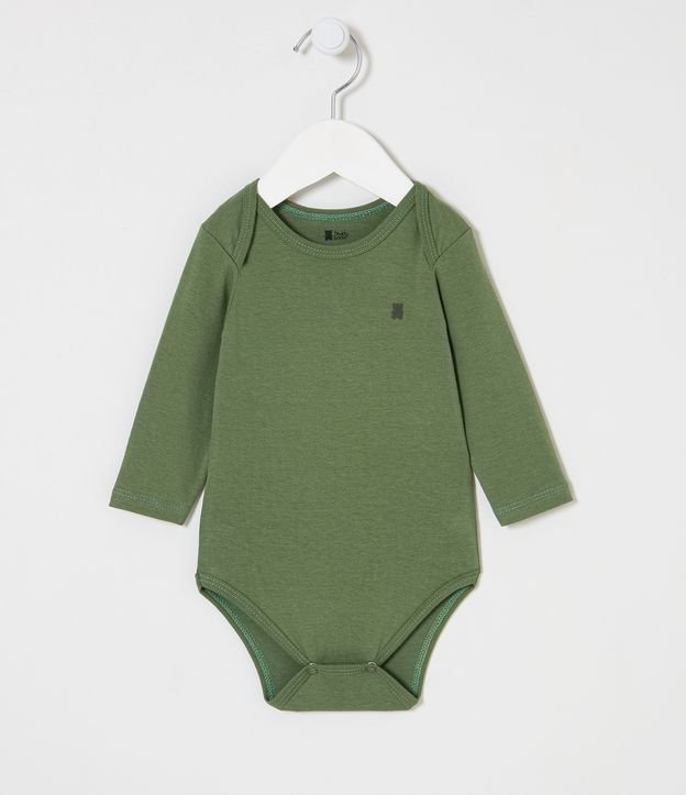 Body Infantil com Estampa de Ursinho - Tam 0 a 18 meses