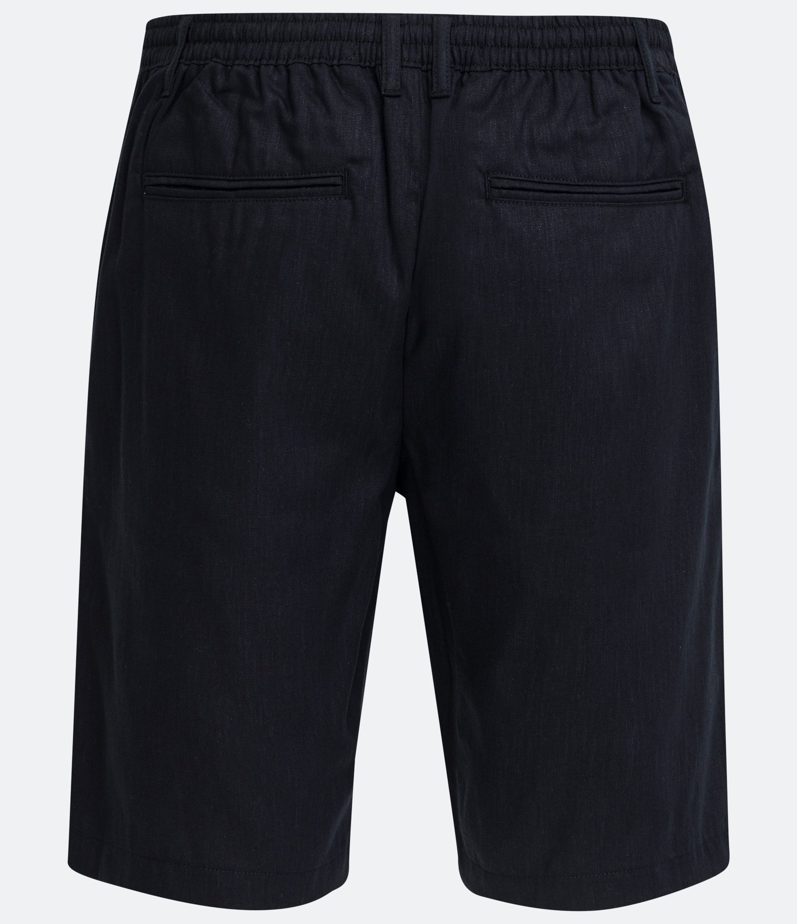 Bermuda em Linho com Bolsos e Ajuste em Ilhós Preto 7