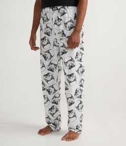 Calça de Pijama em Algodão com Estampa Stormtrooper em Repetição