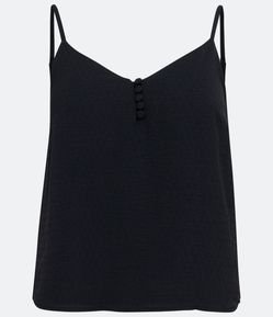 Blusa Regata com Botões no Busto