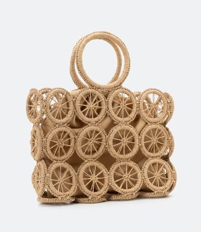 Menor preço em Bolsa de Praia Quadrada com Alça de Mão e Argolas