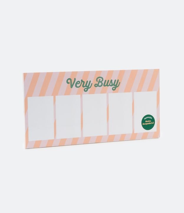 Bloco de Mesa em Papel com Estampa Very Busy