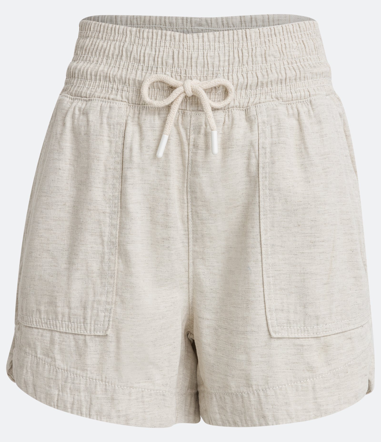Short Runner em Algodão com Bolsos Aplicados Bege 5