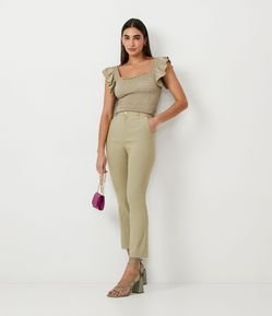 Calça Skinny em Bengaline