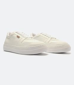 Tênis Cano Baixo com Recortes e Sola Caixa Alta Anacapri