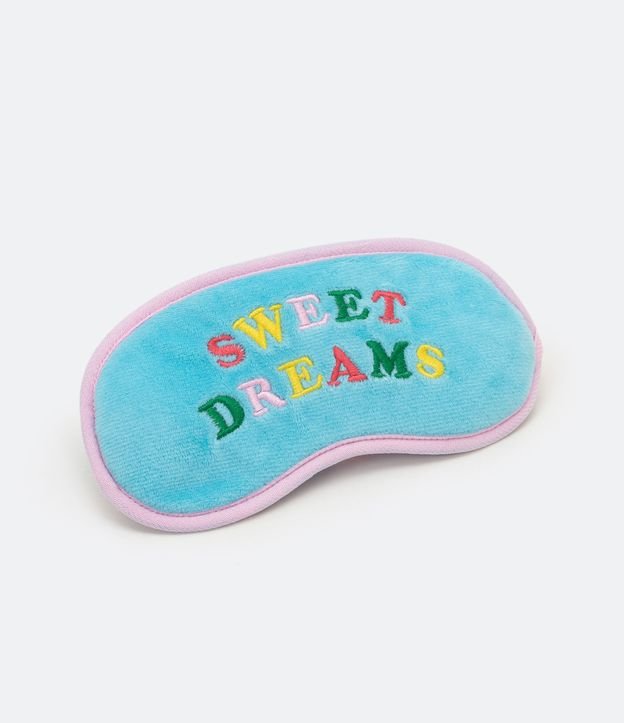 Antifaz para Dormir con Estampado Sweet Dreams Azul 1
