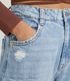 Imagem miniatura do produto Pantalón Boyfriend Jeans con Cintura Alta y Desgastes Grandes Azul 4