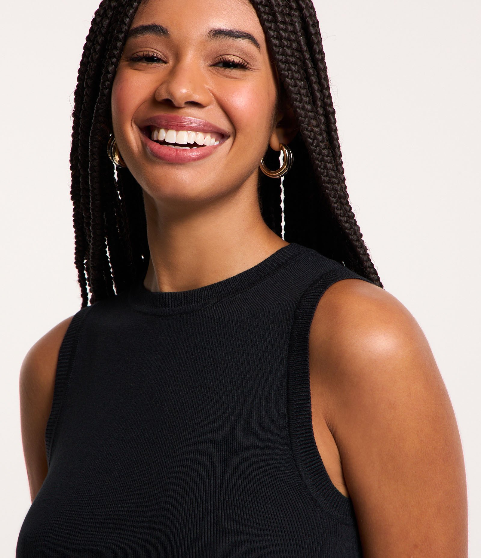 Blusa Regata Cropped em Viscose Canelada 4