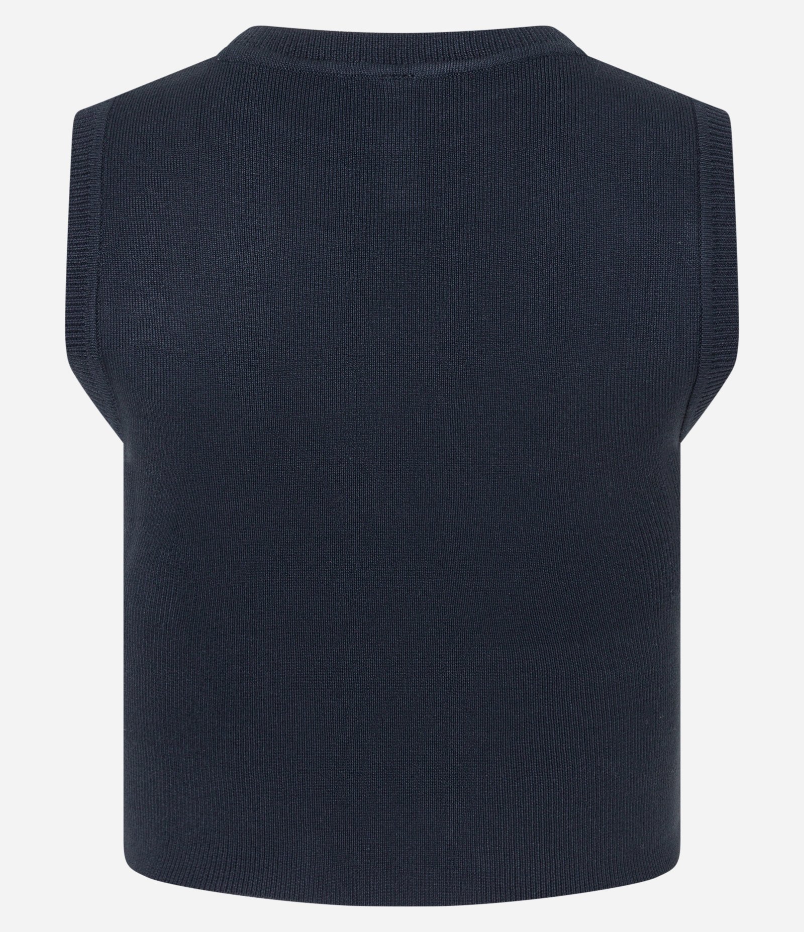 Blusa Regata Cropped em Viscose Canelada 7