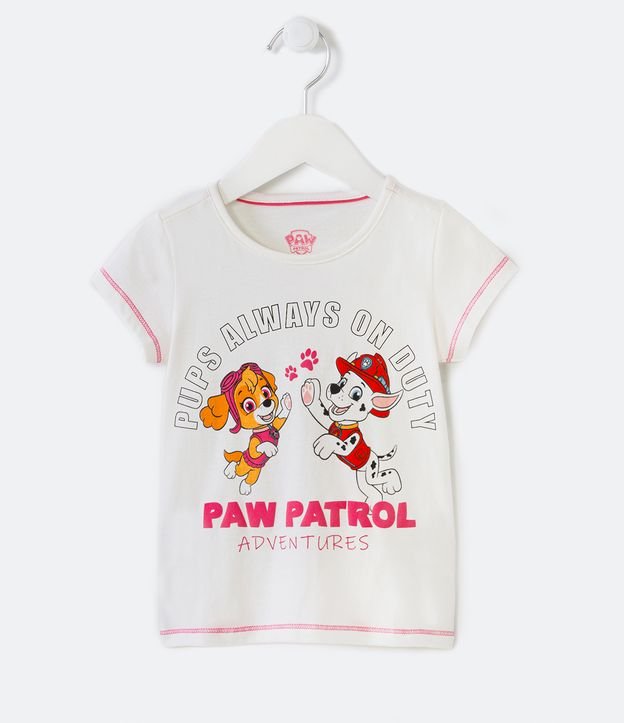 Blusa Infantil com Estampa Patrulha Canina - Tam 1 a 6 anos