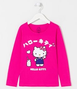 Blusa Infantil con Estampado de la Hello Kitty - Talle 4 a 14 años
