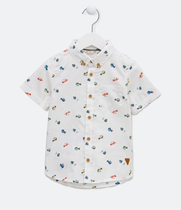 Camisa Infantil Estampa Jeeps - Tam 1 a 5 Anos