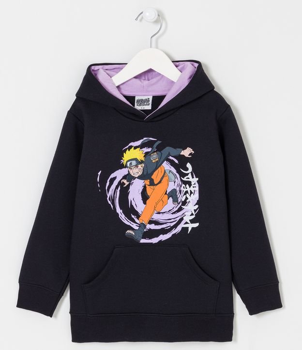 Blusão Infantil Canguru com Estampa do Naruto