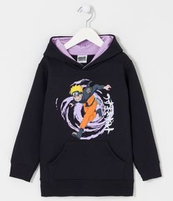 Blusão Infantil Canguru com Estampa do Naruto - Tam 5 a 14 Anos
