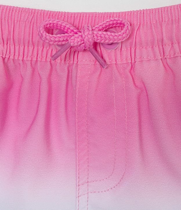 Short Runner Infantil con Estampado Degradado y Volados - Talle 1 a 5 años Rosado 3
