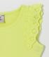 Imagem miniatura do produto Blusa Musculosa Infantil con Volados Broderie - Talle 1 a 5 años Verde 3