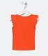 Imagem miniatura do produto Blusa Musculosa Infantil con Volados Broderie - Talle 1 a 5 años Naranja 2