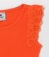Imagem miniatura do produto Blusa Musculosa Infantil con Volados Broderie - Talle 1 a 5 años Naranja 3