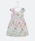Imagem miniatura do produto Vestido Midi Infantil con Estampado de Animalitos - Talle 1 a 5 años Blanco 2