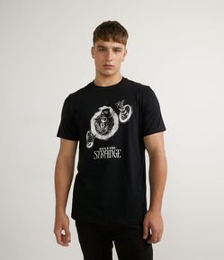Camiseta em Meia Malha com Estampa do Doutor Estranho