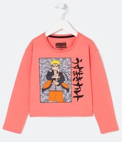 Blusa Infantil em Algodão com Estampa Naruto - Tam 05 a 14 Anos
