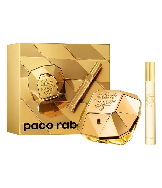Kit Perfume Paco Rabanne Invictus Eau de Toilette Masculino + Perfume de Bolsa