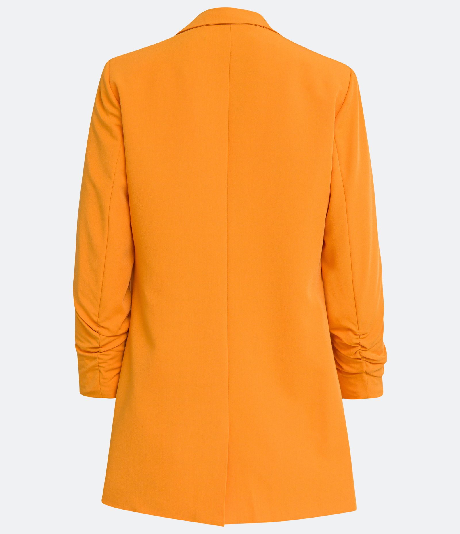 Blazer Alfaiataria Alongado em Crepe com Franzidos nos Punhos 7