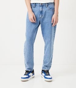 Calça Slim Standart em Jeans com Bolsos
