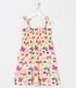 Imagem miniatura do produto Vestido Infantil Estampado Mariposas con Lazo en los Tirantes - Talle 1 a 5 años Amarillo 1