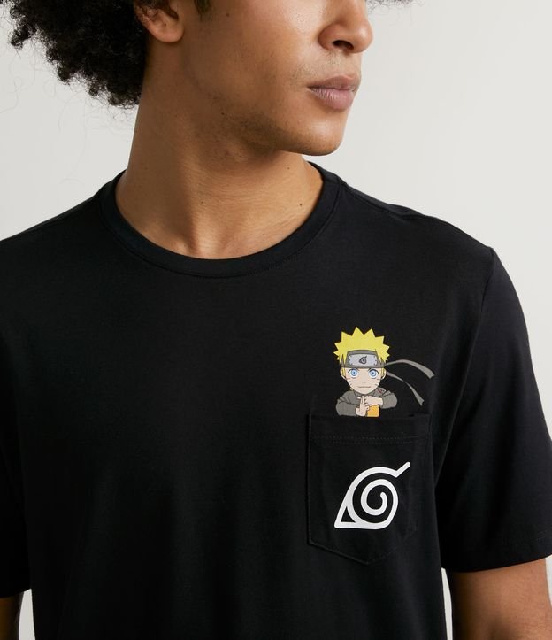 Camiseta Algodão Simbolo Aldeia da Folha Naruto Cor:Branco;Tamanho