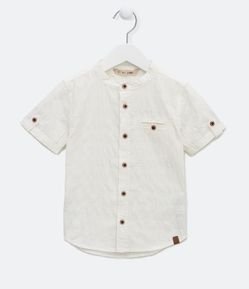 Camisa Infantil Bata con Pequeño Bolsillo - Talle 1 a 4 años
