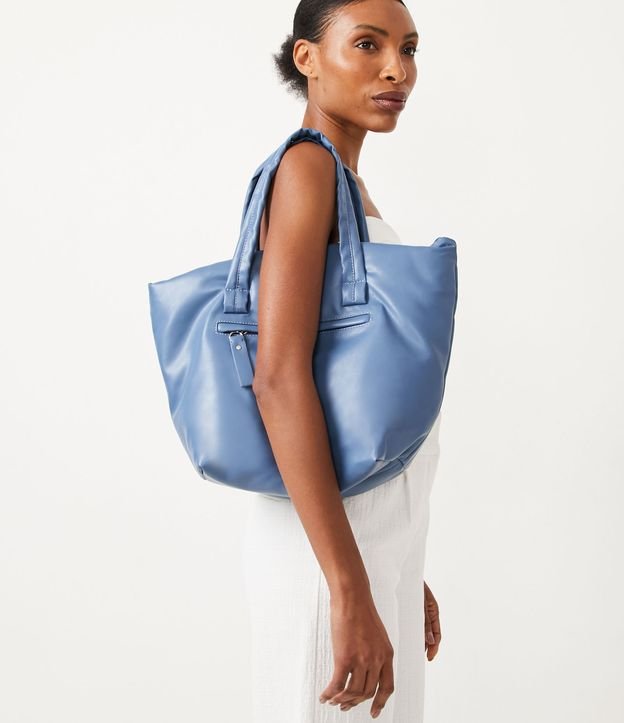 Bolsa Shopper Grande com Bolso Frontal