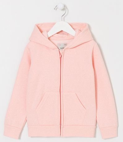 girl fleece moletom com capuz jacket