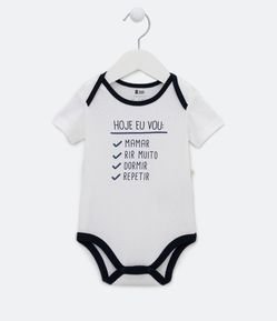 Body Infantil com Listinha do Bebê - Tam 0 a 18 meses