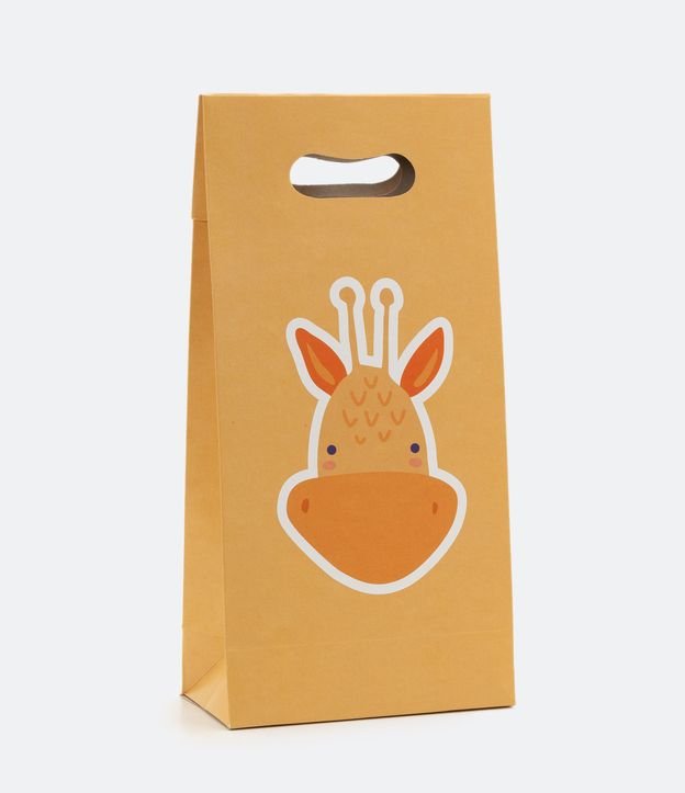 Embalagem de Presente com Estampa Girafa